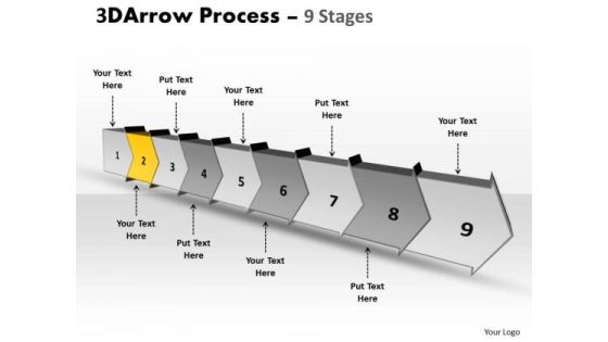 Ppt Background Continous Establishment PowerPoint Theme Flow Process Diagram 3 Graphic