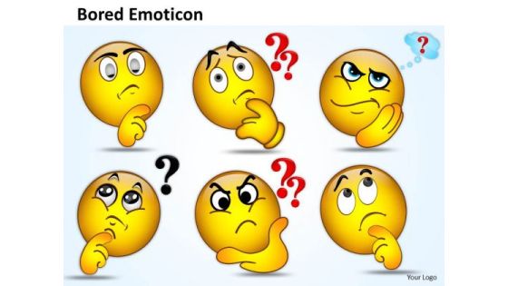 Ppt Bored Emoticon Illustration Picture Business Management Business PowerPoint Templates