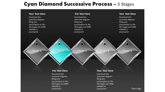 Ppt Cyan Diamond Sequential Process 5 Stages Business PowerPoint Templates Ppt Cyan Diamond Sequential Process 5 Stages Business PowerPoint Templates