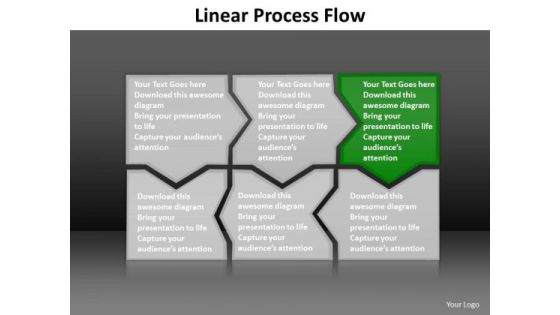 Ppt Dark Green Piece Connected In Linear Process Flow PowerPoint Theme Templates Ppt Dark Green Piece Connected In Linear Process Flow PowerPoint Theme Templates