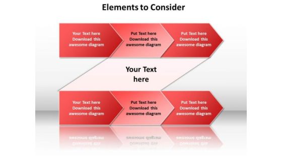 Ppt Elements To Consider Between Arrows Layouts PowerPoint Free Templates Ppt Elements To Consider Between Arrows Layouts PowerPoint Free Templates