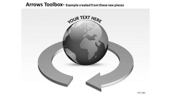 Ppt Graphics Showing Circle Diagram Around Globe Ppt Graphics Showing Circle Diagram Around Globe