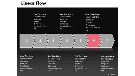 Ppt Linear Demo Create Flow Chart PowerPoint Illustration Steps Of Strategy Templates