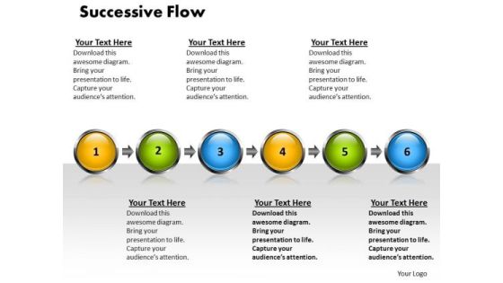 Ppt Linear Flow 6 Stages PowerPoint Templates Ppt Linear Flow 6 Stages PowerPoint Templates