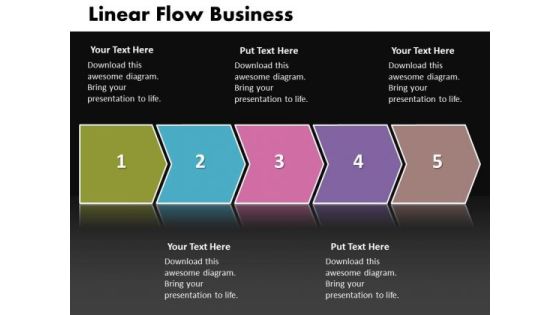 Ppt Linear Flow Concept Design PowerPoint Template Download Optimize Process Templates Ppt Linear Flow Concept Design PowerPoint Template Download Optimize Process Templates