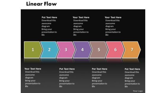 Ppt Linear Flow PowerPoint Theme Illustration Steps Of Process Templates Ppt Linear Flow PowerPoint Theme Illustration Steps Of Process Templates