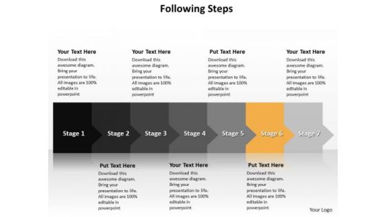 Ppt Linear Way To Anticipate Production Losses Stage 5 PowerPoint Templates