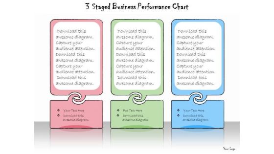 Ppt Slide 3 Staged Business Performance Chart Marketing Plan