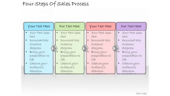 Ppt Slide Four Steps Of Sales Process Business Diagrams Ppt Slide Four Steps Of Sales Process Business Diagrams