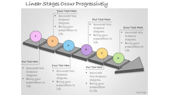 Ppt Slide Linear Stages Occur Progressively Strategic Planning Ppt Slide Linear Stages Occur Progressively Strategic Planning