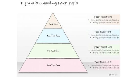 Ppt Slide Pyramid Showing Four Levels Sales Plan Ppt Slide Pyramid Showing Four Levels Sales Plan