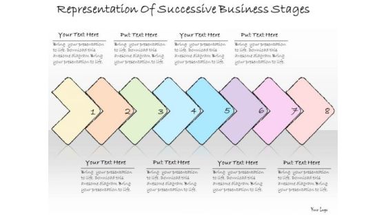 Ppt Slide Representation Of Successive Business Stages Sales Plan