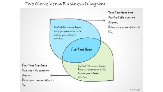 Ppt Slide Two Circle Venn Business Diagram Sales Plan Ppt Slide Two Circle Venn Business Diagram Sales Plan