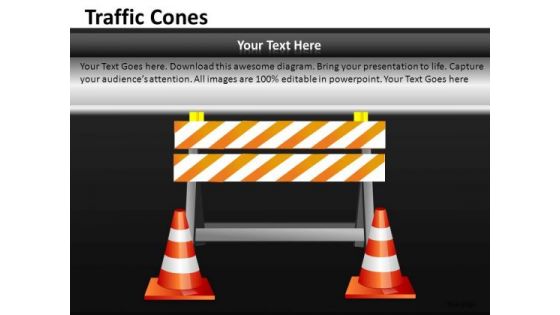 Ppt Slides Business Roadblocks Ahead Traffic Cones PowerPoint Templates Ppt Slides Business Roadblocks Ahead Traffic Cones PowerPoint Templates