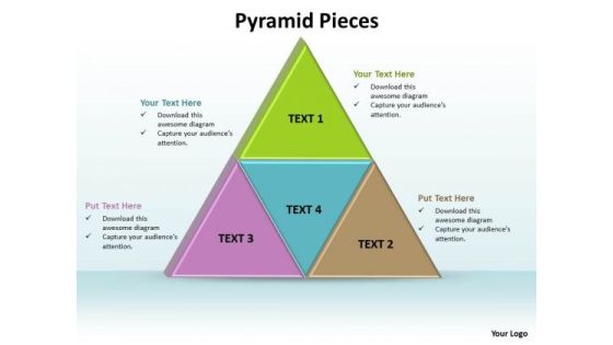 Ppt Triangle Formed By Colorful PowerPoint Background Triangles Templates