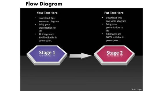 Ppt Two State Diagram Sequential Marketing Flow PowerPoint Free Templates Ppt Two State Diagram Sequential Marketing Flow PowerPoint Free Templates
