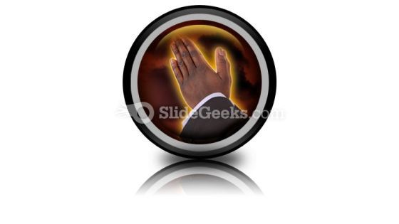 Prayer Of Fire PowerPoint Icon Cc