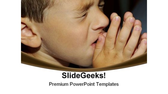 Praying Boy Religion PowerPoint Backgrounds And Templates 1210 Praying Boy Religion PowerPoint Backgrounds And Templates 1210