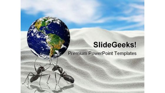 Preserve The Planet Globe PowerPoint Templates And PowerPoint Backgrounds 0611