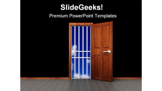 Prison Door Business PowerPoint Templates And PowerPoint Backgrounds 0711 Prison Door Business PowerPoint Templates And PowerPoint Backgrounds 0711