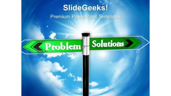 Problem Solution Business PowerPoint Templates And PowerPoint Themes 0612