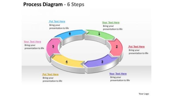 Process Diagram With 6 Steps Editable PowerPoint Templates Process Diagram With 6 Steps Editable PowerPoint Templates