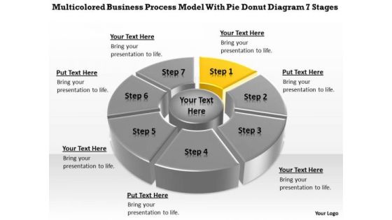 Process Model With Pie Donut Diagram 7 Stages Import Export Business Plan PowerPoint Slides Process Model With Pie Donut Diagram 7 Stages Import Export Business Plan PowerPoint Slides