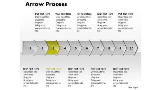 Process PowerPoint Template Arrow 10 Stages Communication Skills Design Process PowerPoint Template Arrow 10 Stages Communication Skills Design