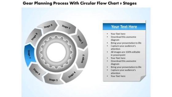 Process With Circular Flow Chart 9 Stages Business Plan Layout Template PowerPoint Slides Process With Circular Flow Chart 9 Stages Business Plan Layout Template PowerPoint Slides