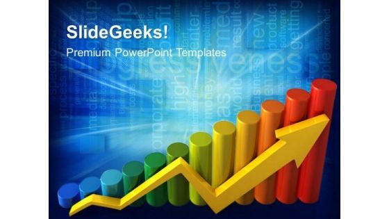 Progress Graph Finance PowerPoint Templates And PowerPoint Themes 0412 Progress Graph Finance PowerPoint Templates And PowerPoint Themes 0412