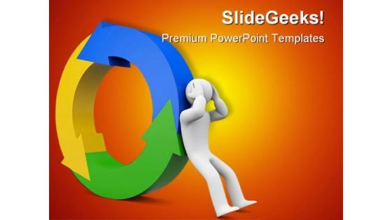 Progress Or Changes Metaphor PowerPoint Templates And PowerPoint Backgrounds 0411