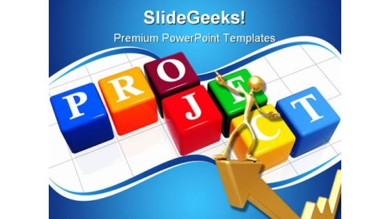 Project Business PowerPoint Backgrounds And Templates 1210