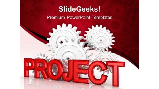 Project Gearwheels Industrial PowerPoint Templates And PowerPoint Themes 0512 Project Gearwheels Industrial PowerPoint Templates And PowerPoint Themes 0512