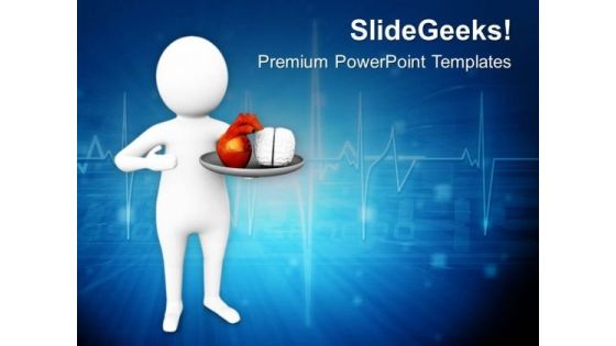 Protect Your Brain And Heart PowerPoint Templates Ppt Backgrounds For Slides 0813 Protect Your Brain And Heart PowerPoint Templates Ppt Backgrounds For Slides 0813