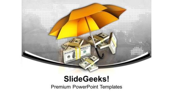 Protecting Money For Future PowerPoint Templates Ppt Backgrounds For Slides 0213 Protecting Money For Future PowerPoint Templates Ppt Backgrounds For Slides 0213