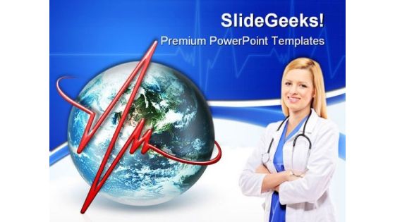 Pulse Of The World Medical PowerPoint Templates And PowerPoint Backgrounds 0311 Pulse Of The World Medical PowerPoint Templates And PowerPoint Backgrounds 0311