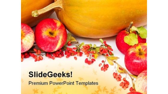 Pumpkins And Apples Halloween Festival PowerPoint Templates And PowerPoint Backgrounds 0411 Pumpkins And Apples Halloween Festival PowerPoint Templates And PowerPoint Backgrounds 0411
