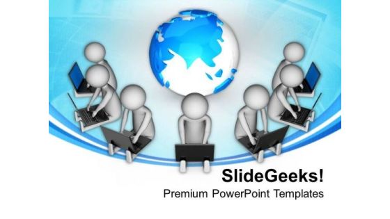 Put Global Connection For Team Benifit PowerPoint Templates Ppt Backgrounds For Slides 0713 Put Global Connection For Team Benifit PowerPoint Templates Ppt Backgrounds For Slides 0713