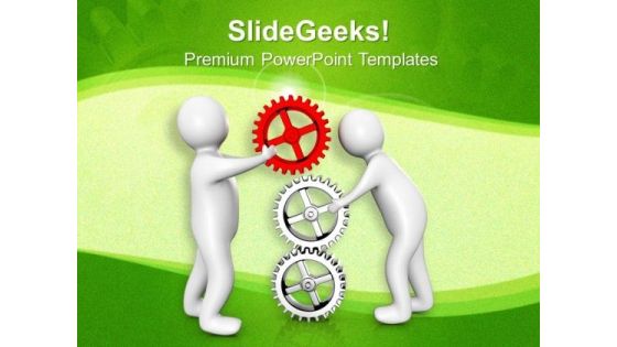 Put The Right Gear On Process PowerPoint Templates Ppt Backgrounds For Slides 0713 Put The Right Gear On Process PowerPoint Templates Ppt Backgrounds For Slides 0713