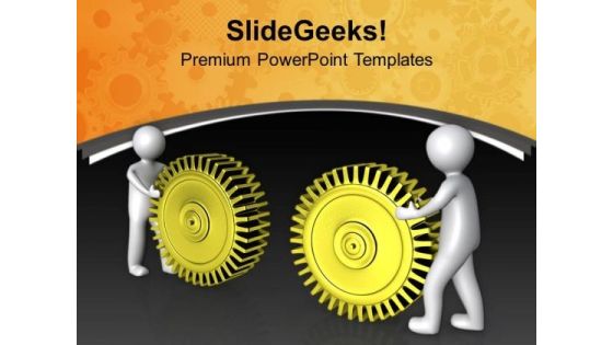 Put Your All Efforts For Gear Process PowerPoint Templates Ppt Backgrounds For Slides 0713 Put Your All Efforts For Gear Process PowerPoint Templates Ppt Backgrounds For Slides 0713