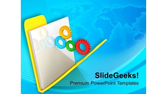 Put Your Business Into Gear For Process PowerPoint Templates Ppt Backgrounds For Slides 0713 Put Your Business Into Gear For Process PowerPoint Templates Ppt Backgrounds For Slides 0713