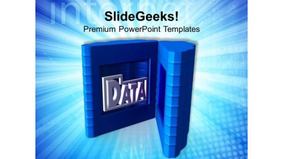 Put Your Data In Secure Place PowerPoint Templates Ppt Backgrounds For Slides 0613 Put Your Data In Secure Place PowerPoint Templates Ppt Backgrounds For Slides 0613