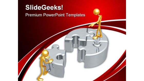Puzzle Leadership PowerPoint Themes And PowerPoint Slides 0511 Puzzle Leadership PowerPoint Themes And PowerPoint Slides 0511