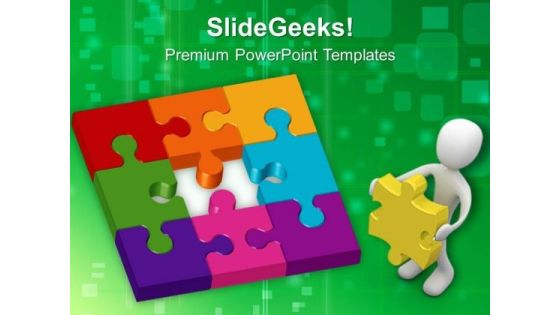 Puzzle Solution Success PowerPoint Templates And PowerPoint Themes 0612 Puzzle Solution Success PowerPoint Templates And PowerPoint Themes 0612