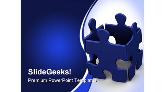 Puzzle Team Leadership PowerPoint Templates And PowerPoint Backgrounds 0811 Puzzle Team Leadership PowerPoint Templates And PowerPoint Backgrounds 0811