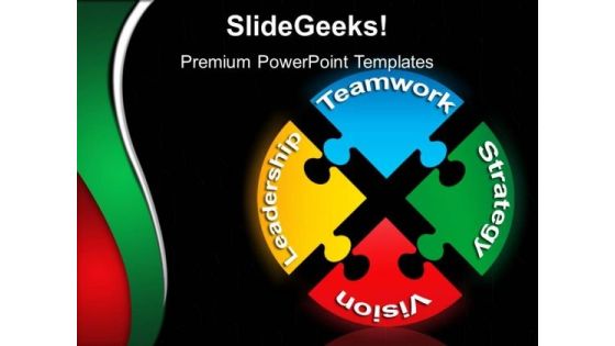 Puzzle Vision Strategy Leadership PowerPoint Templates And PowerPoint Themes 0512 Puzzle Vision Strategy Leadership PowerPoint Templates And PowerPoint Themes 0512