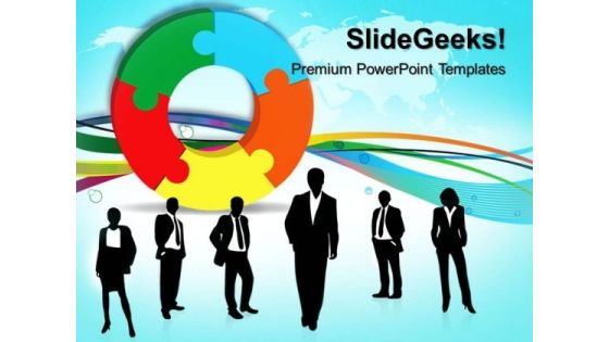 Puzzle With Team Business PowerPoint Templates And PowerPoint Themes 0312 Puzzle With Team Business PowerPoint Templates And PowerPoint Themes 0312