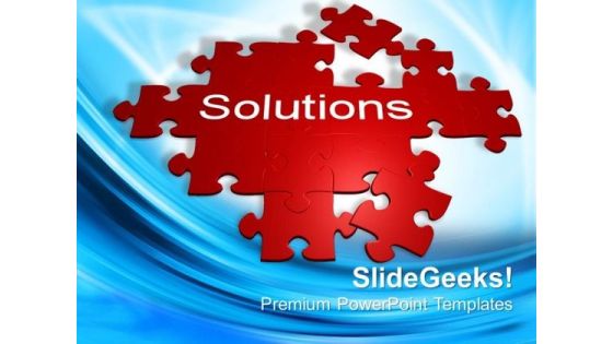 Puzzle With The Word Solutions Choice PowerPoint Templates And PowerPoint Themes 0912 Puzzle With The Word Solutions Choice PowerPoint Templates And PowerPoint Themes 0912
