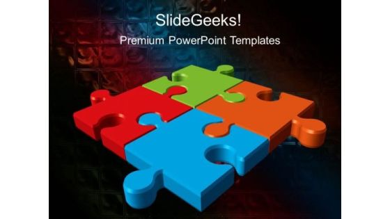 Puzzles Business PowerPoint Templates And PowerPoint Themes 0212