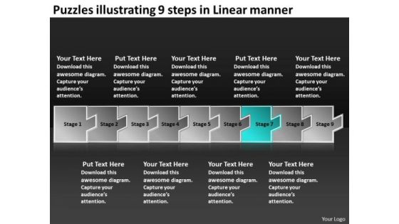 Puzzles Illustrating 9 Steps Linear Manner Online Flow Chart Maker PowerPoint Slides Puzzles Illustrating 9 Steps Linear Manner Online Flow Chart Maker PowerPoint Slides